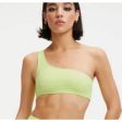 American Scuba Hot Shoulder Bikini Top Size 3 Large Swim Key Lime Green NWT Online now