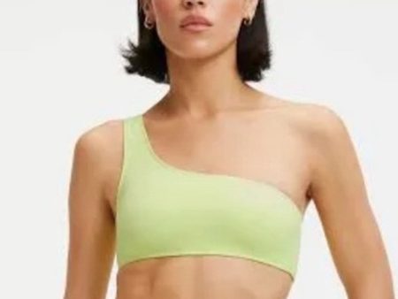 American Scuba Hot Shoulder Bikini Top Size 3 Large Swim Key Lime Green NWT Online now