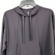 IDEOLOGY Womens Hoodie Small Grey Deep Charcoal Supply