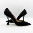 Stuart Weitzman Women’s Xcurve 100 Pumps Size 8.5 Black Suede Heels NIB on Sale