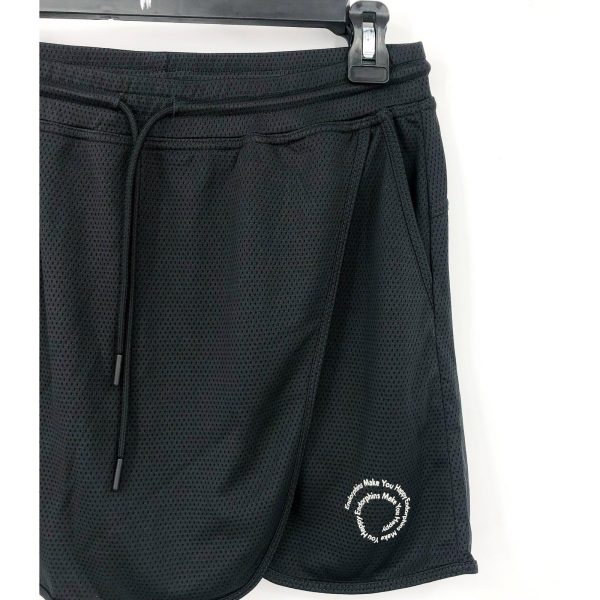 OUTDOOR VOICES Women s RecMesh 3.5  Skort Small Black Wrap Built-In Short NWT on Sale