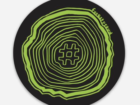 Round #forestproud Grain Sticker Sale