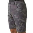 prAna Mens Zion Shorts Size 28 Gravel Camo Grey 10 inch Inseam on Sale