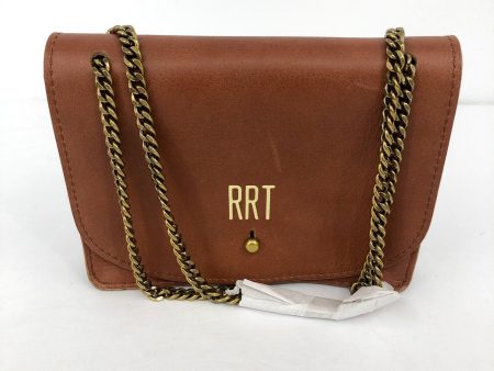 MADEWELL The Chain Crossbody Bag Tan Brown English Saddle Leather Monogram NWT Supply