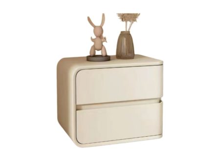 AURELIA WOODEN BEDSIDE TABLE WITH TWO DRAWERS Online Hot Sale