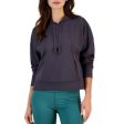 IDEOLOGY Womens Hoodie Small Grey Deep Charcoal Supply