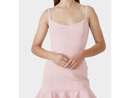 BARDOT Womens Gigi Mini Dress US 12 XL Pink Blossom Sleeveless For Sale