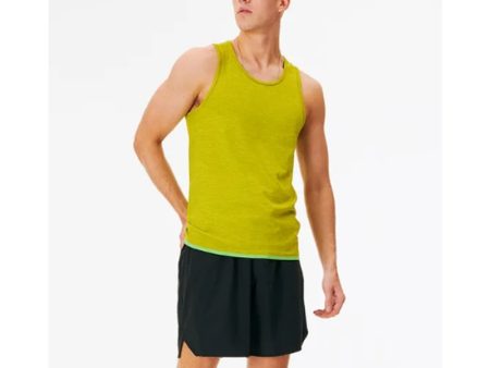 Outdoor Voices Men s Seamless Tank Large Green Apple  - MSRP $40 NWT Online Sale