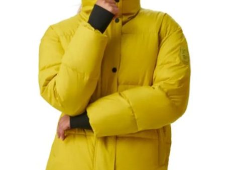 BASS OUTDOOR Womens Discovery Puffer Jacket XS Bright Yellow Citronelle NWT Cheap