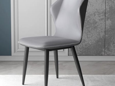 ALESSIA LEATHAIRE LEATHER DINING CHAIR For Discount