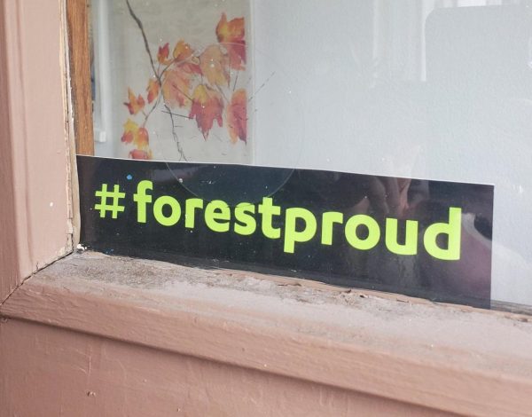 #forestproud Window Cling Online now