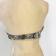 ANDIE SWIM Scala Top Small Snake Print Black Cream Strapless Bikini Suit NWT For Discount