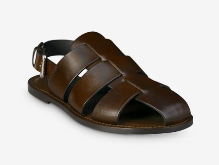 Allen Edmonds Men’s Monaco Fisherman Sandals Size 10.5 Dark Brown Leather NIB Fashion