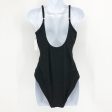 ANDIE SWIM Women s Santorini One Piece Swimsuit Large Black Cut Out Low Back NWT on Sale