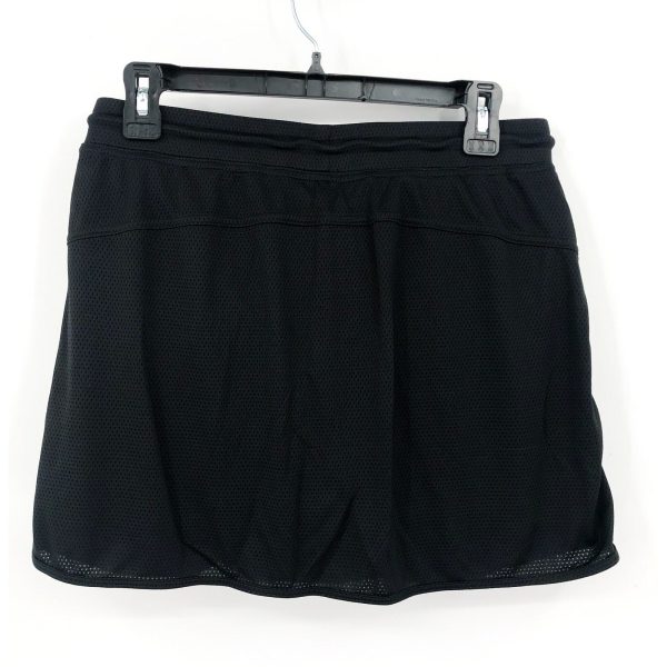 OUTDOOR VOICES Women s RecMesh 3.5  Skort Small Black Wrap Built-In Short NWT on Sale