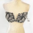 ANDIE SWIM Scala Top Small Snake Print Black Cream Strapless Bikini Suit NWT For Discount