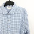 MINISTRY OF SUPPLY Men s Aero Dress Shirt XL Slim Blue Grid Button Up NWT Fashion