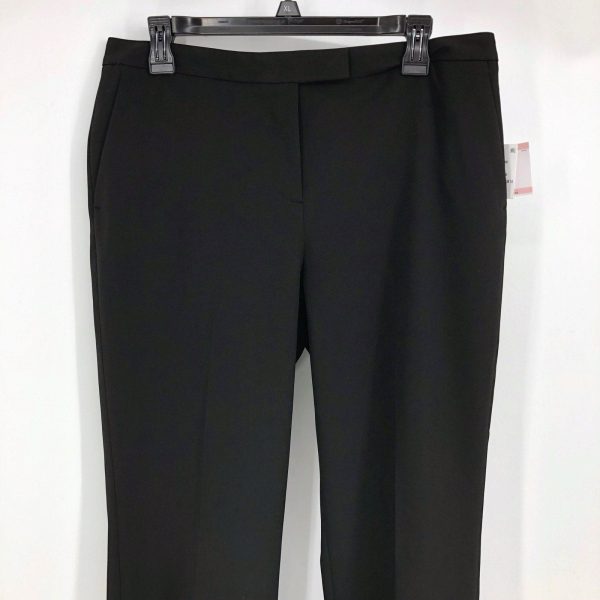 KASPER Women s Straight-Fit Modern Dress Pants 2 Petite Black Tab-Waist, NWT Supply