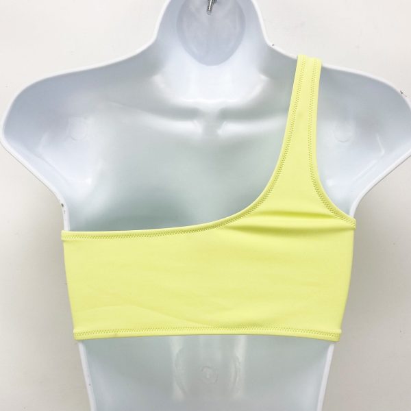 American Scuba Hot Shoulder Bikini Top Size 3 Large Swim Key Lime Green NWT Online now