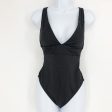 ANDIE SWIM Sardinia Long Torso One Piece Suit Small Tall Black Plunge V Neck NWT For Discount