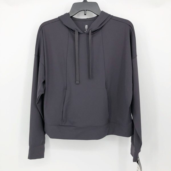 IDEOLOGY Womens Hoodie Small Grey Deep Charcoal Supply