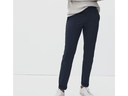 Everlane Mens Uniform Performance Chino Pants 32x34 Navy Blue Slim Fit NWT Online Sale