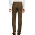 HICKEY FREEMAN Men Dress Pants 38R Brown Modern Fit Suit Flat-Front Trousers NWT Cheap