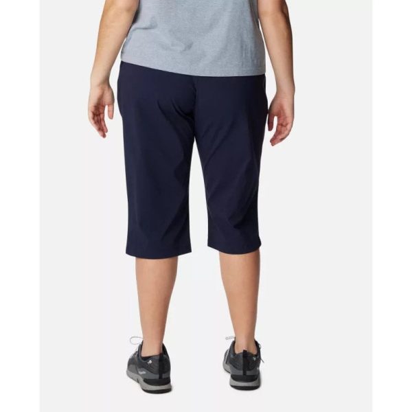 COLUMBIA Women’s Anytime Casual Capri Pants 3X in Dark Nocturnal Blue Sale