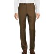 HICKEY FREEMAN Men Dress Pants 38R Brown Modern Fit Suit Flat-Front Trousers NWT Cheap