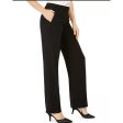 KASPER Women s Straight-Fit Modern Dress Pants 2 Petite Black Tab-Waist, NWT Supply