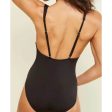 ANDIE SWIM Sardinia Long Torso One Piece Suit Small Tall Black Plunge V Neck NWT For Discount