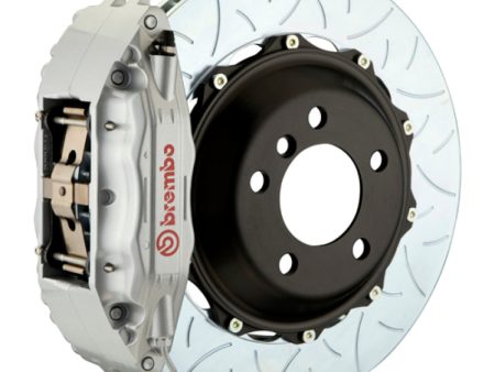 Brembo 99-07 Evo VI VII VIII IXFront GT BBK 4 Piston Cast 2pc 355x32 2pc Rotor Slotted Type3-Silver Supply