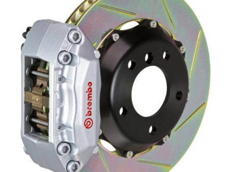 Brembo 99-06 TT (8N) Front GT BBK 4 Piston Cast 2pc 328x28 2pc Rotor Slotted Type-1-Silver For Cheap