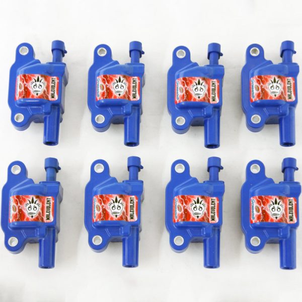 Granatelli 05-17 GM LS1 LS2 LS3 LS4 LS5 LS6 LS7 LS9 LSA Malevolent Coil Packs - Blue (Set of 8) Hot on Sale