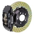 Brembo 99-07 Evo VI VII VIII IXFront GT BBK 4 Piston Cast 2pc 355x32 2pc Rotor Drilled-Black Online Hot Sale