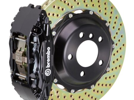 Brembo 99-07 Evo VI VII VIII IXFront GT BBK 4 Piston Cast 2pc 355x32 2pc Rotor Drilled-Black Online Hot Sale