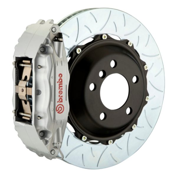 Brembo 08-13 128i 08-13 135i Front GT BBK 6 Piston Cast 355x32 2pc Rotor Slotted Type3-Silver Online Sale