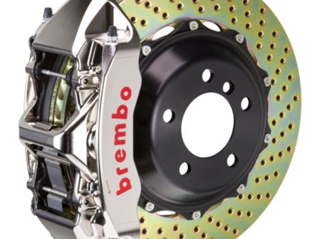 Brembo 00-02 S4 02-05 A4 06-08 A4 Front GTR BBK 6 Piston Billet 355x32 2pc Rotor Drilled- Nickel Discount