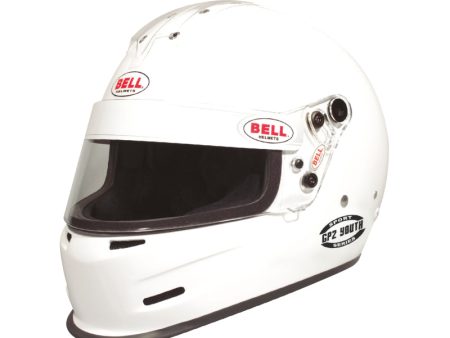 Bell GP2 SFI 241 V15 Brus Helmet - Size 56 (White) on Sale