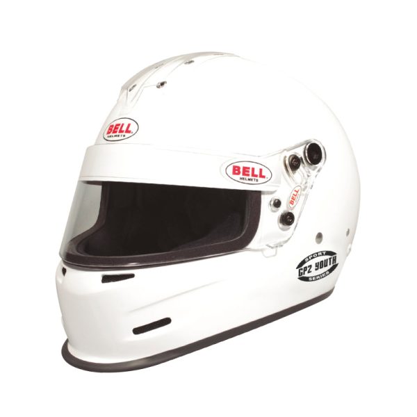 Bell GP2 SFI 241 V15 Brus Helmet - Size 56 (White) on Sale