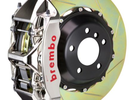 Brembo 99-05 S2000 Front GTR BBK 6 Piston Billet355x32 2pc Rotor Slotted Type-1- Nickel Plated Online Hot Sale