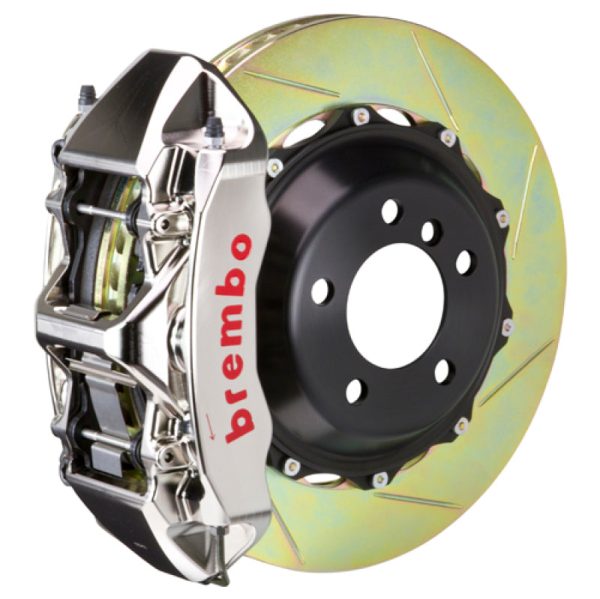 Brembo 99-05 S2000 Front GTR BBK 6 Piston Billet355x32 2pc Rotor Slotted Type-1- Nickel Plated Online Hot Sale