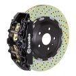 Brembo 09-15 GLK Front GT BBK 8 Piston Cast 380x34 2pc Rotor Drilled-Black Online now