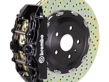 Brembo 09-15 GLK Front GT BBK 8 Piston Cast 380x34 2pc Rotor Drilled-Black Online now