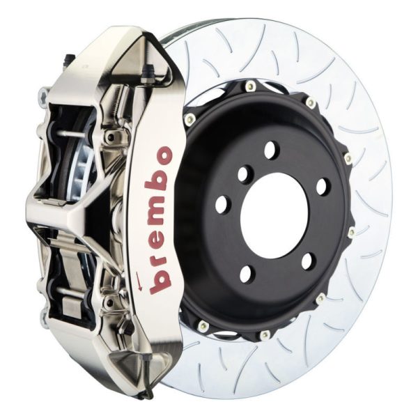 Brembo 00-02 S4 02-05 A4 06-08 A4 Fr GTR BBK 6 Pist Billet 355x32 2pc Rotor Slotted Type3- Nickel For Sale