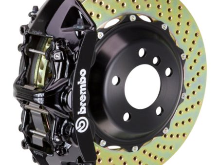 Brembo 99-07 Lancer Evo VI VII VIII IX Front GT BBK 6 Piston Cast 355x32 2pc Rotor Drilled-Black Cheap