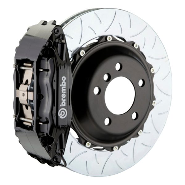 Brembo 00-02 CL500 03-05 S600 03-06 CL600 Fr GT BBK 4Pis Cast 2pc 355x32 2pc Rtr Slot Type3-Black Sale