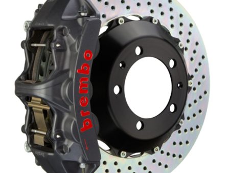 Brembo 99-05 S2000 Front GTS BBK 6 Piston Cast 355x32 2pc Rotor Drilled-Black HA Supply