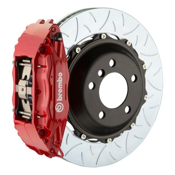 Brembo 00-02 CL500 03-05 S600 03-06 CL600 Fr GT BBK 4Pis Cast 2pc 355x32 2pc Rtr Slot Type3-Red For Discount