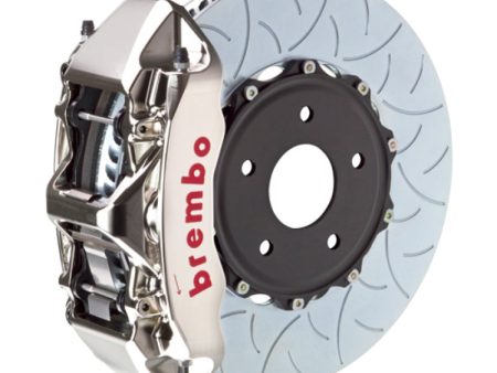 Brembo 99-07 Evo VI VII VIII IXFront GTR BBK 6 Piston Billet 350x34 2pc Rotor Slotted Type3- Nickel Sale